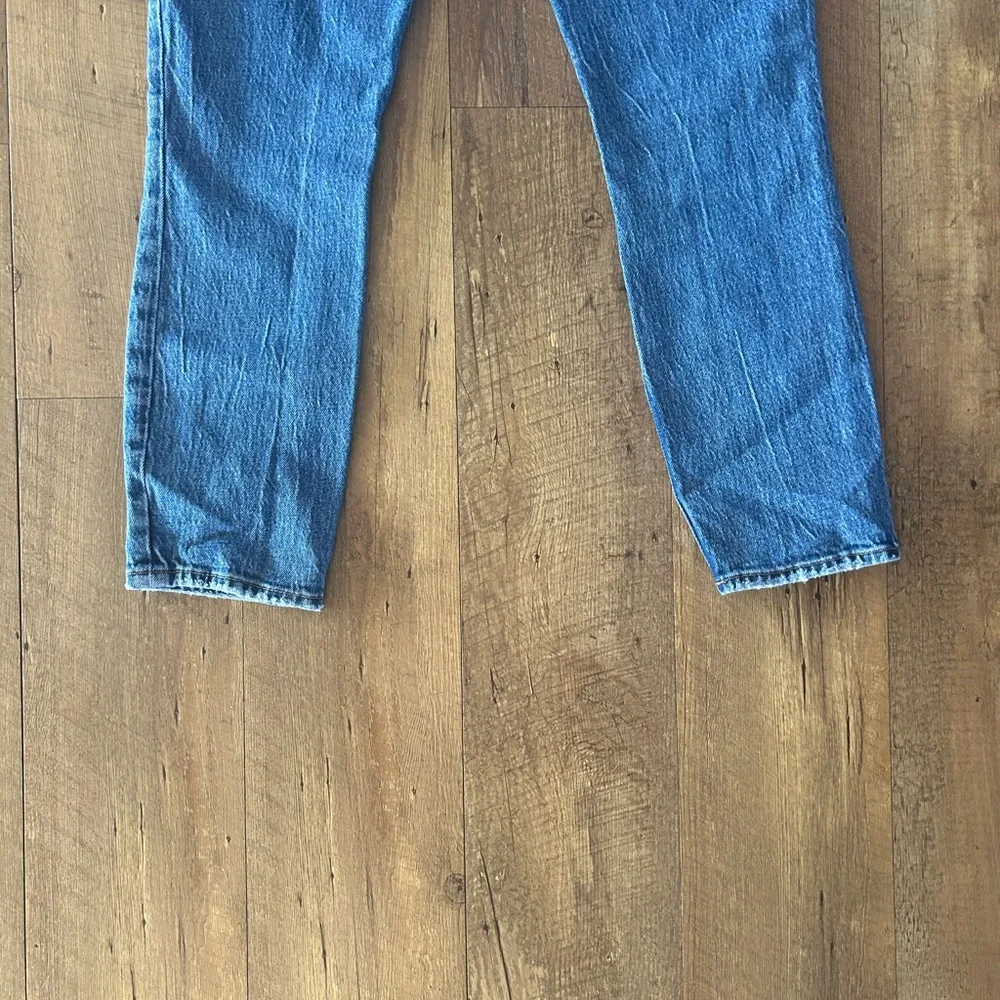 Abercrombie & Fitch High Rise Button Fly Skinny Jeans 27/4 Classic Medium Wash - Picture 8 of 12
